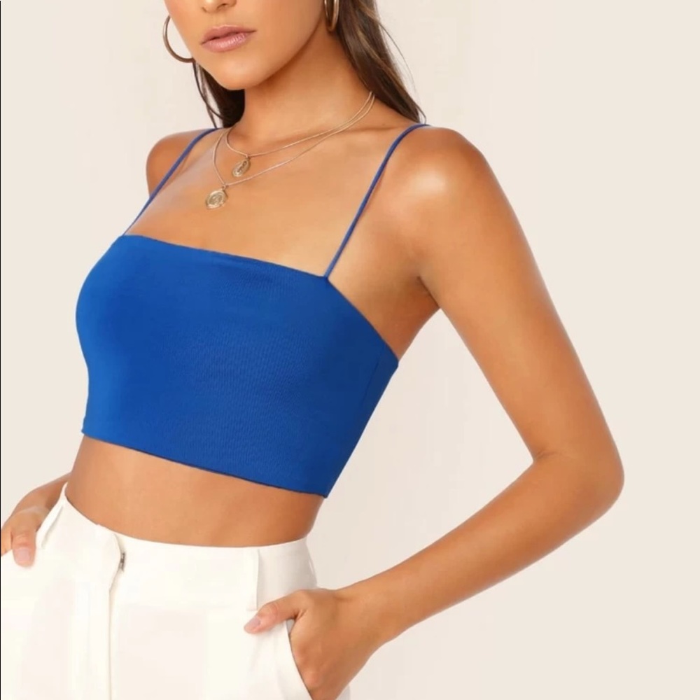 Royal blue cami top